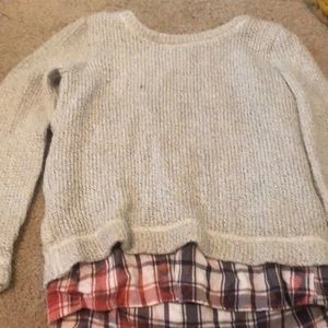 Size small is like a sweater very thick